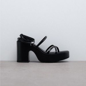 Zara Lace up Platform Sandals